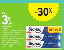 E.Leclerc Dentifrice Signal offre