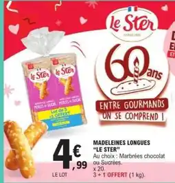 E.Leclerc Madeleines Longues Le Ster offre