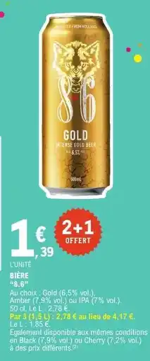 E.Leclerc BIERE 8.6 offre