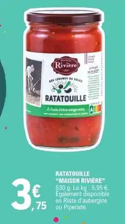 E.Leclerc RATATOUILLE MAISON RIVIERE offre