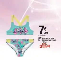 E.Leclerc Maillot de bain 2 pièces enfant fille offre