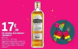 E.Leclerc THE ORIGINAL IRISH WHISKEY BUSHMILLS offre