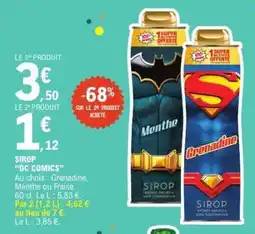 E.Leclerc SIROP DC COMICS offre