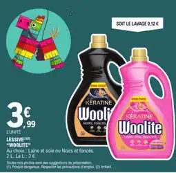 E.Leclerc LESSIVE WOOLITE offre