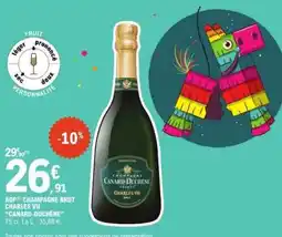 E.Leclerc AOP Champagne Brut Charles VII Canard Duchêne offre