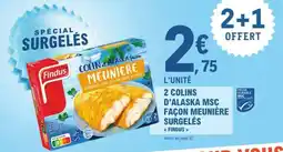 E.Leclerc 2 COLINS D’ALASKA MSC FAÇON MEUNIÈRE SURGELÉS offre