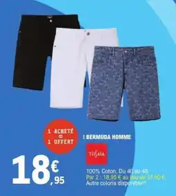 E.Leclerc I BERMUDA HOMME offre