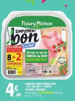 E.Leclerc Jambon Simplement Bon offre