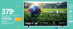 E.Leclerc Hisense Téléviseur LED 58 offre