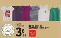 E.Leclerc Tee-shirt ou débardeur femme bio offre
