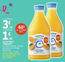 E.Leclerc Jus de fruit Innocent offre