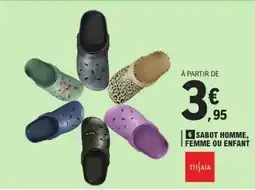 E.Leclerc Sabot Homme, Femme ou Enfant offre