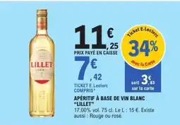 E.Leclerc LILLET offre
