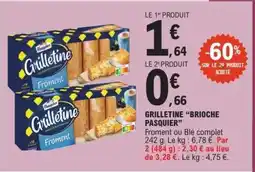 E.Leclerc Grilletine 'Brioche Pasquier' offre