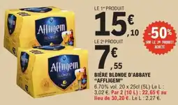 E.Leclerc BIÈRE BLONDE D'ABBAYE “AFFLIGEM” offre