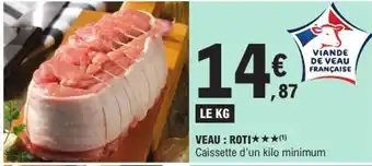E.Leclerc Veau : rôti offre