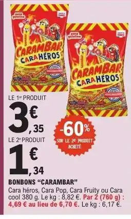 E.Leclerc BONBONS “CARAMBAR” offre