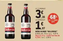 E.Leclerc Bière Blonde Bellerose offre