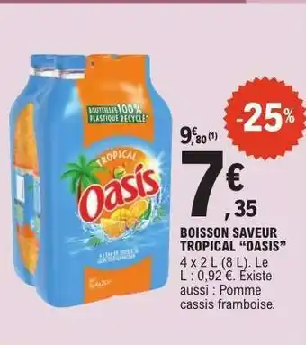 E.Leclerc Boisson Saveur Tropical 'Oasis' offre
