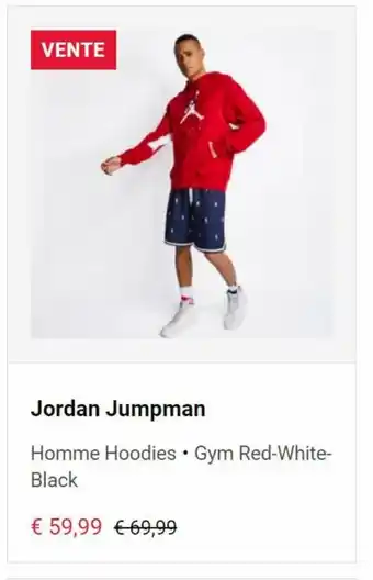 Foot Locker Jordan jumpman offre