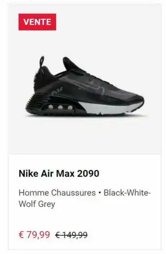 Foot Locker Nike air max 2090 offre
