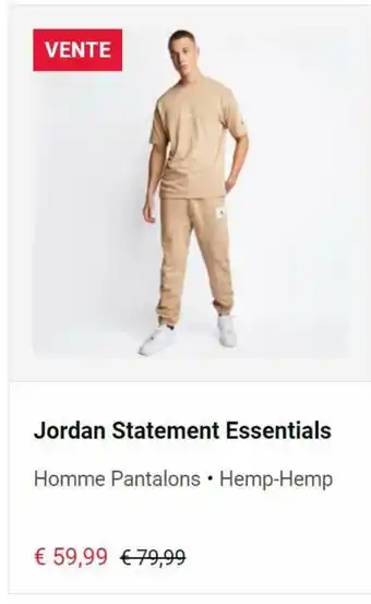 Jordan statement essentials
