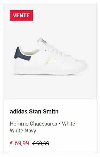 Foot Locker Adidas stan smith offre