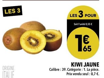 Supeco Kiwi jaune offre