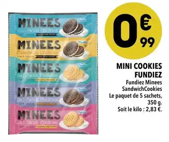 Supeco Mini cookies fundiez offre