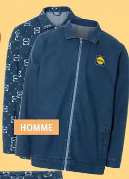 Lidl lidl Veste en jean oversize femme ou homme offre