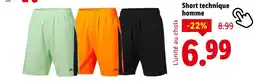 Lidl CRIVIT Short technique homme offre