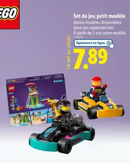 Lidl Lego Set de jeu petit modèle offre