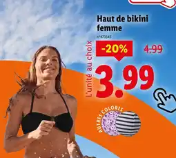 Lidl CRIVIT Haut de bikini femme offre