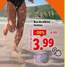 Lidl Bas de bikini femme offre
