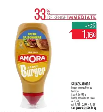 Match Sauces amora offre