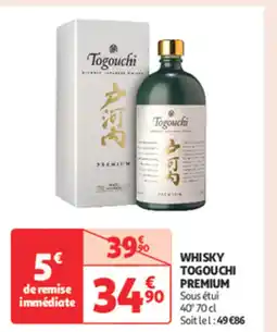Auchan Supermarché TOGOUCHI PREMIUM Whisky offre