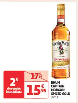 Auchan Supermarché CAPTAIN MORGAN SPICED GOLD Rhum offre
