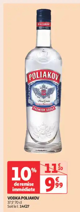 Auchan Supermarché POLIAKOV Vodka offre