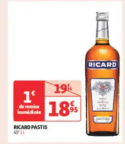 Auchan Supermarché RICARD Pastis offre