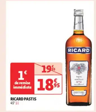 Auchan Supermarché RICARD Pastis offre