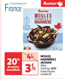 Auchan Supermarché AUCHAN Moules marinières offre