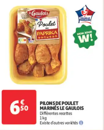 Auchan Supermarché LE GAULOIS Pilons de poulet marinés offre