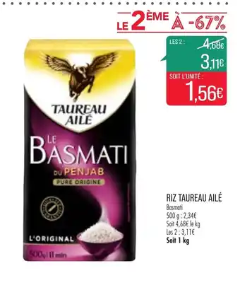 Match Riz taureau ailé offre