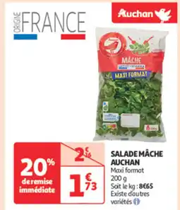 Auchan Supermarché AUCHAN Salade mâche offre