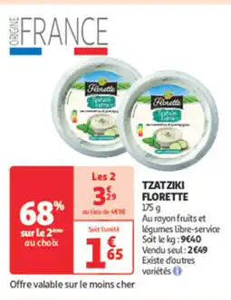Auchan Supermarché FLORETTE Tzatziki offre