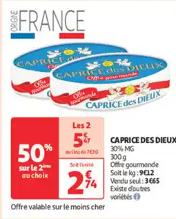 Auchan Supermarché CAPRICE DES DIEUX offre