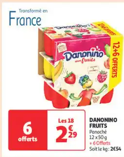 Auchan Supermarché DANONINO Fruits offre