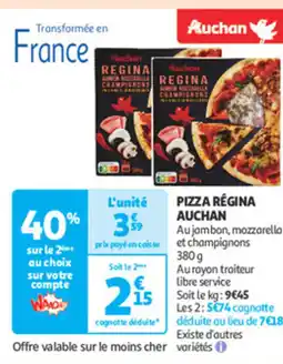Auchan Supermarché AUCHAN Pizza regina offre
