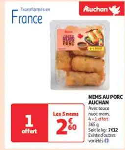 Auchan Supermarché AUCHAN Nems au porc offre