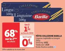 Auchan Supermarché BARILLA Pâtes collezione offre